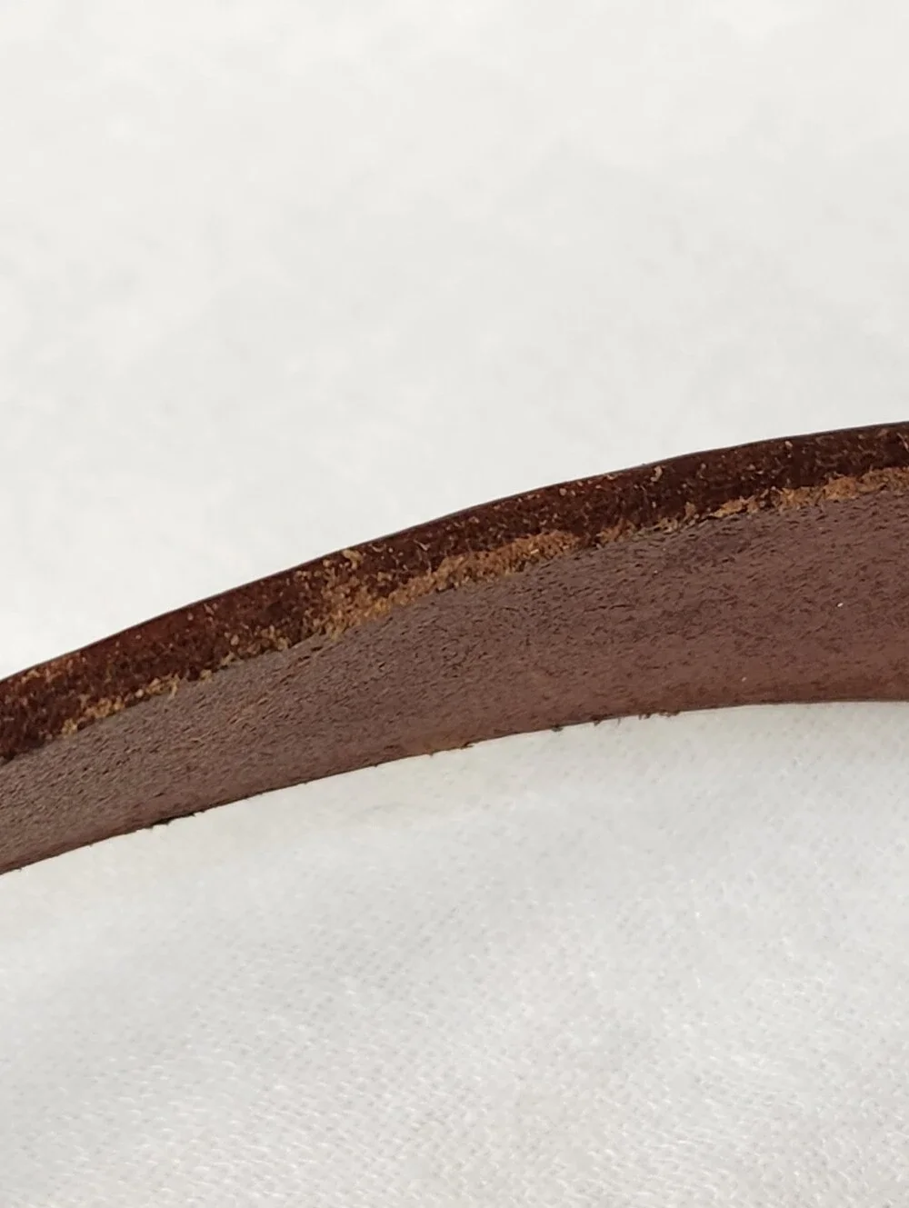 J. Crew Factory 38 Brown Leather Basic Belt